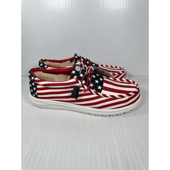 Hey Dude Other - Size 9 Hey Dude Wally Men’s Americana Shoes Sneakers American Flag 40687-9CW